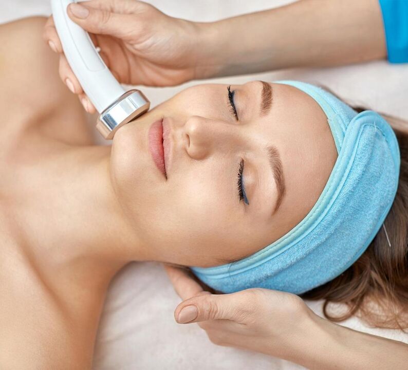 RF facial facial lifting