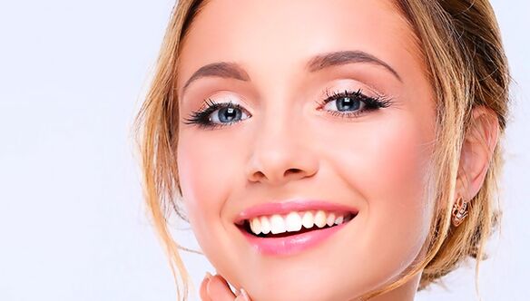 Beautiful facial skin