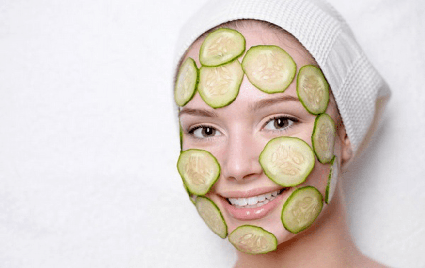 Cucumber rejuvenating face mask